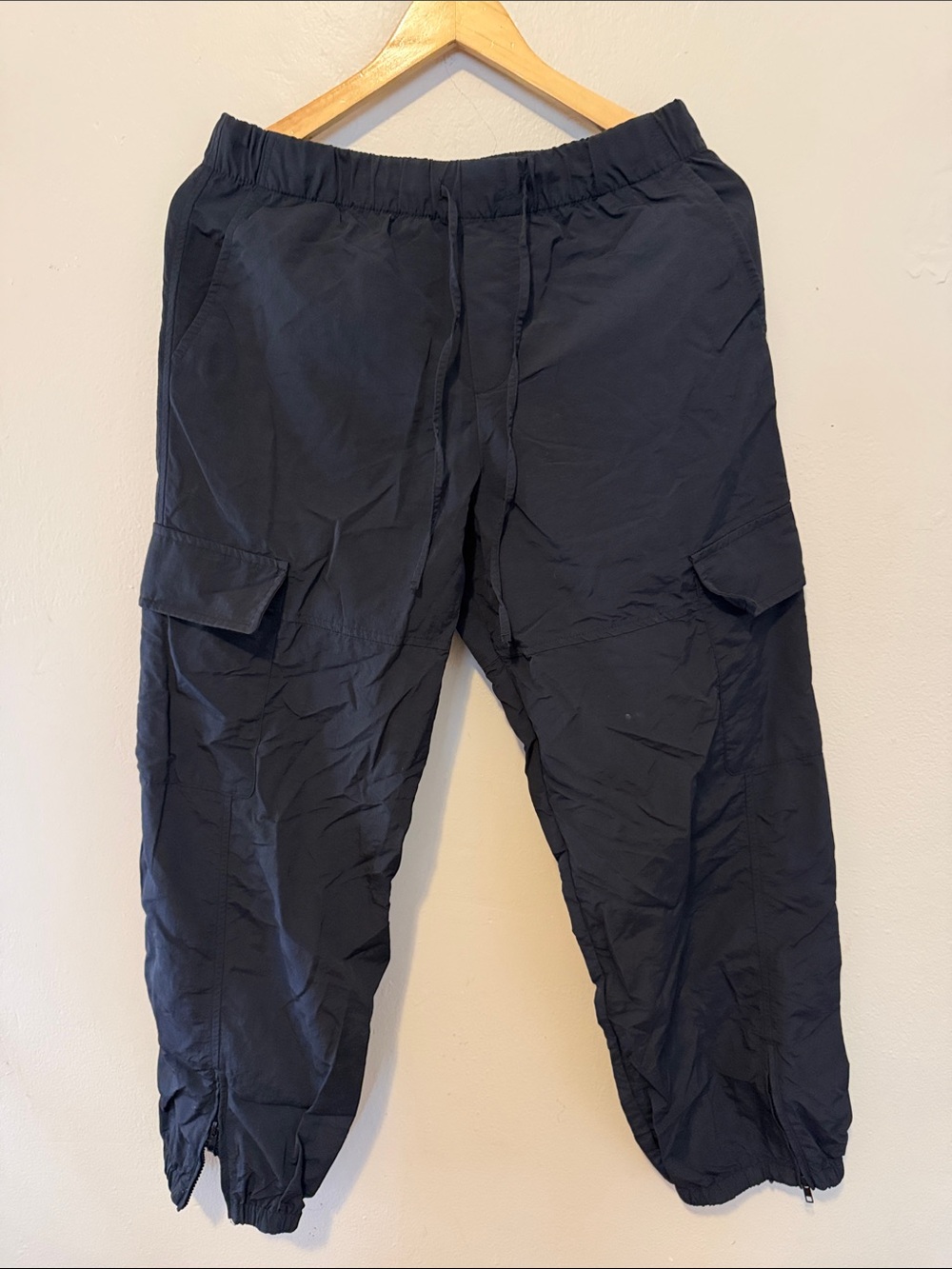 Zara Black Cargo Jogger Pants for Women